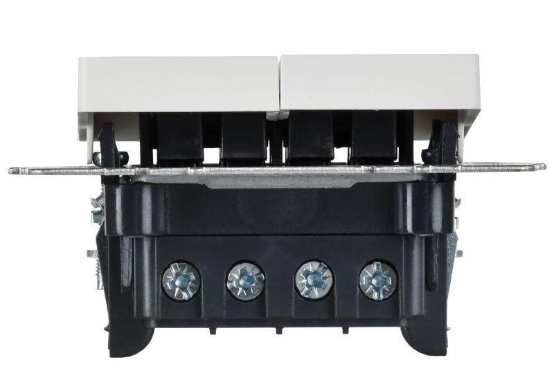 Выключатель перекрестный 2-кл. СП BRITE ВС10-2-3-БрАБ 10А механизм арктич. бел. IEK BR-V23-0-10-K91