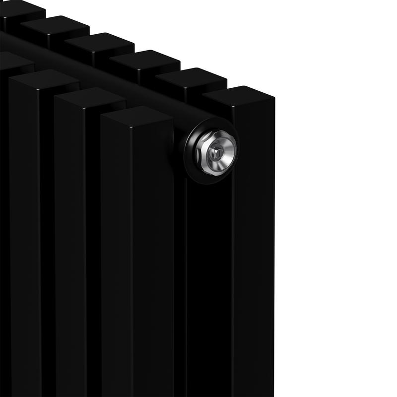 Радиатор дизайн Shift Q30 C2180 8 секц. RAL9005m Royal Thermo НС-1631261