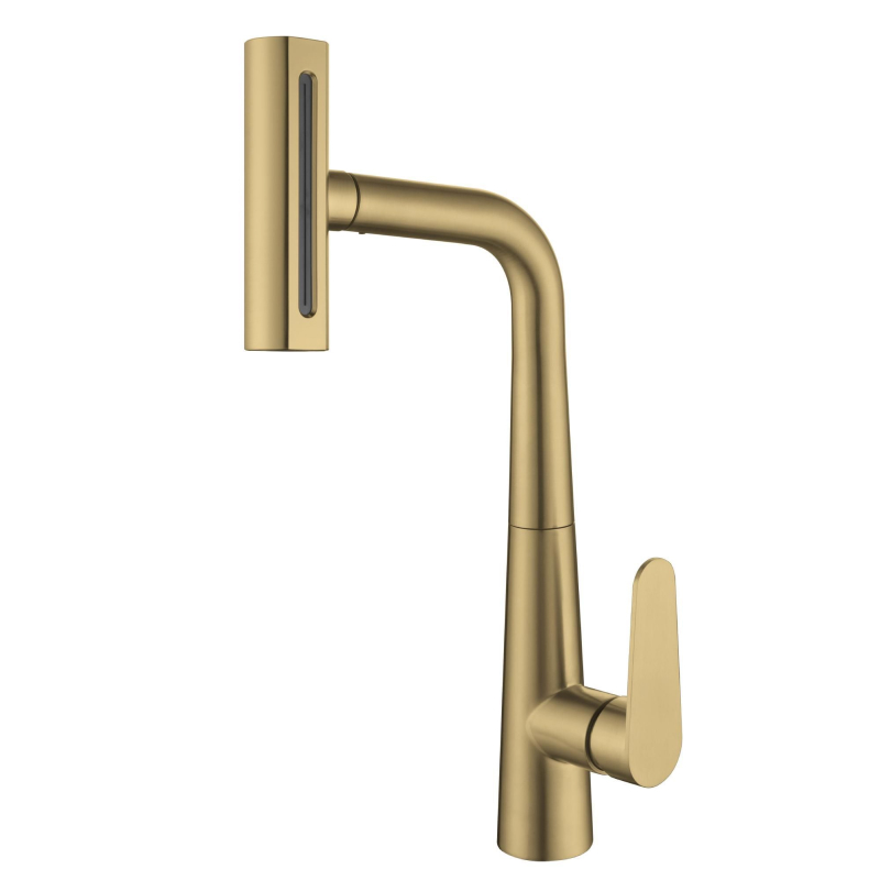 Смеситель для кухни Fmark FS8277C, матовое золото