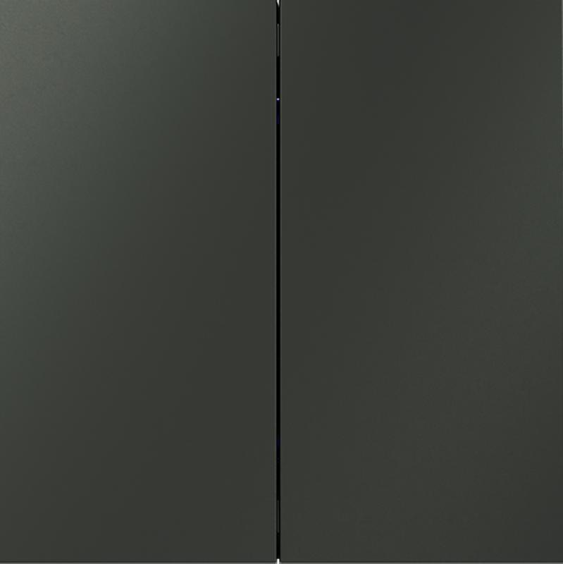 Выключатель 2-кл. СП S70 10А с самовозвратом механизм титан Voltum VLS020606