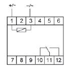 Реле промежуточное PK-1P/Un (монтаж на DIN-рейке 35мм 24В AC/DC 16А 1P IP20) F&F EA06.001.003