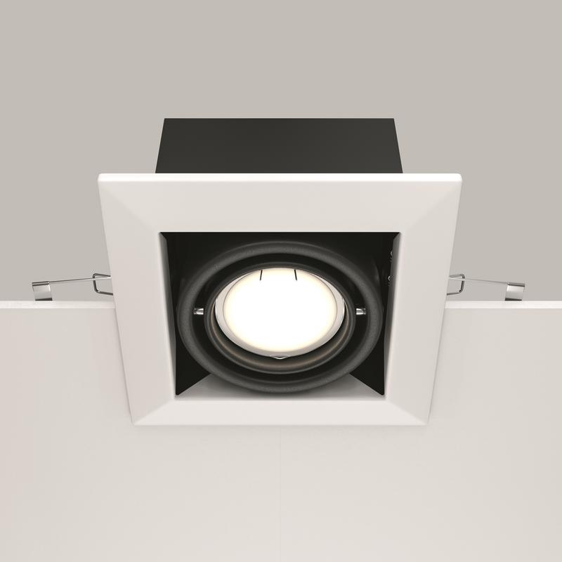 Светильник Metal Modern 1х10Вт GU10 встраив. Maytoni DL008-2-01-W