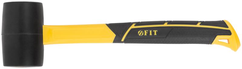 Киянка 45мм 230г фибергласовая ручка резинов. FIT 45511