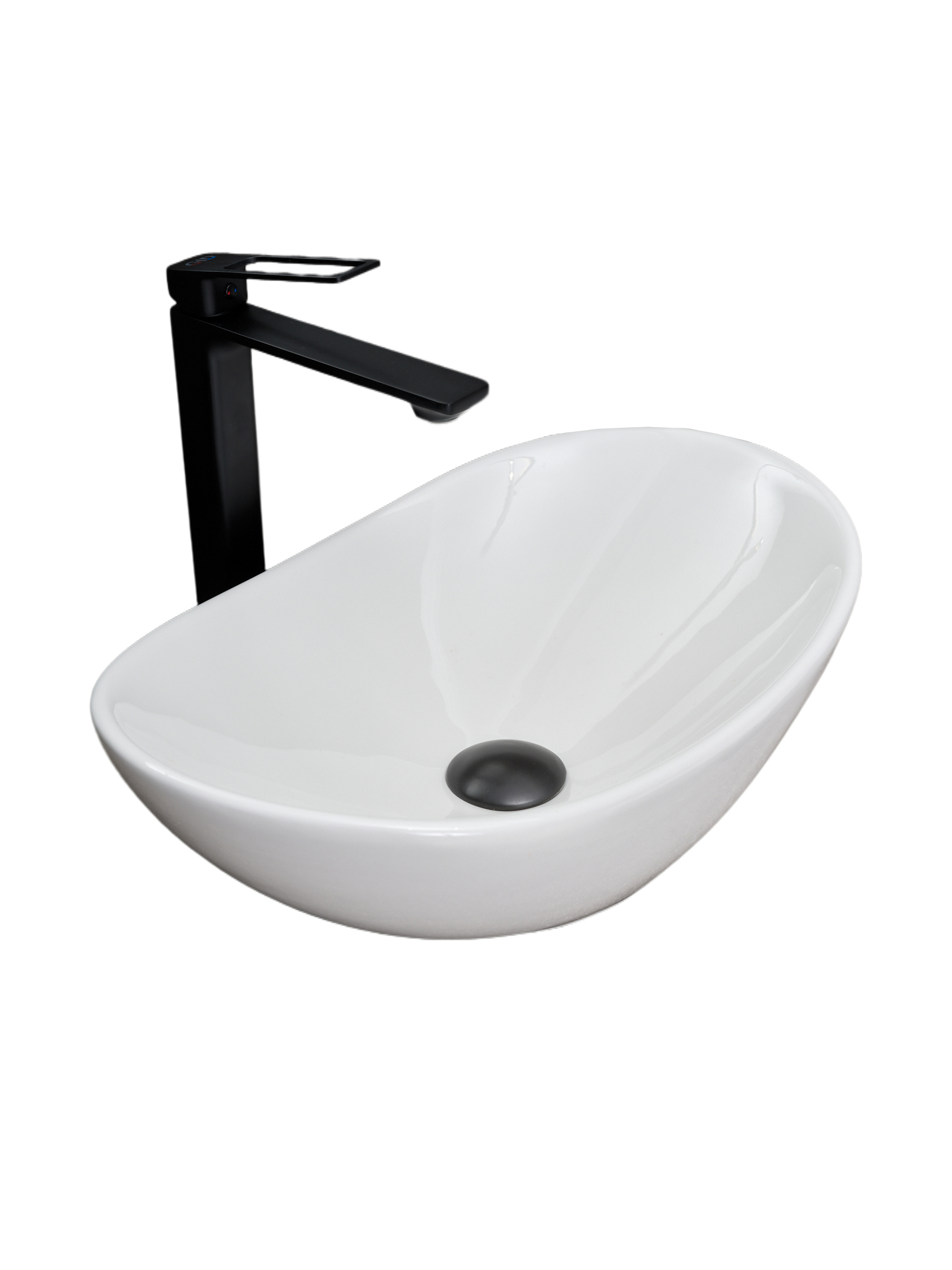 Раковина Gid N9133 51201 накладная белая 48x30.5x14.5