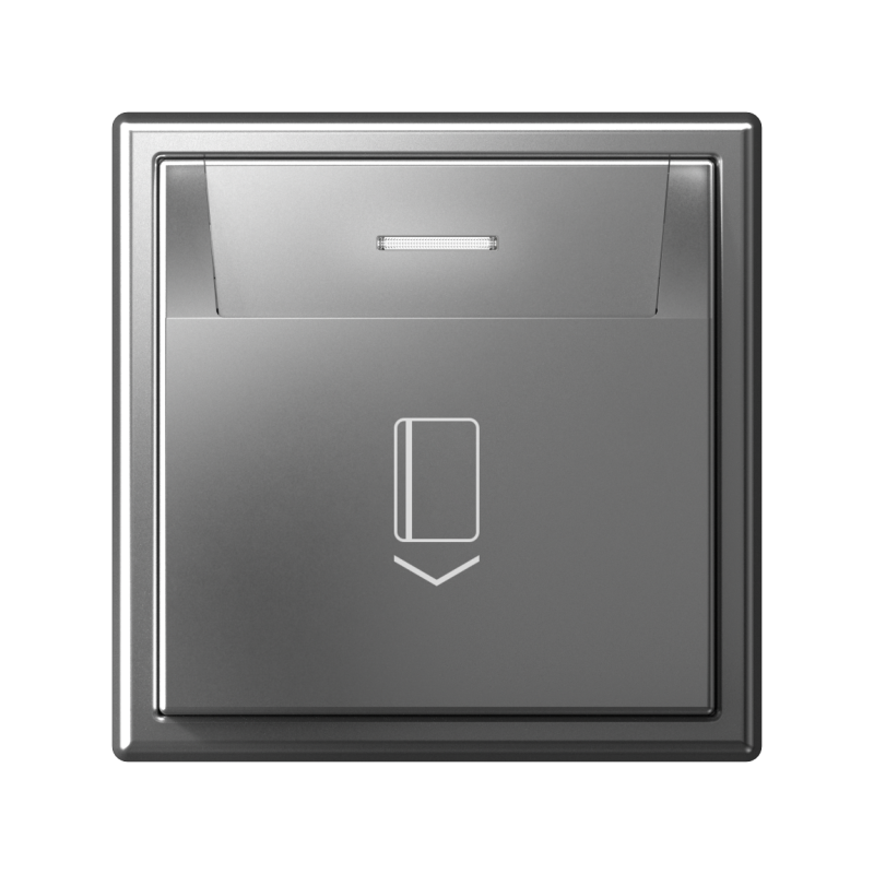 Выключатель карточный ArtGallery 10А без задержки времени быстрозажим. клем. сталь SE GAL000914S