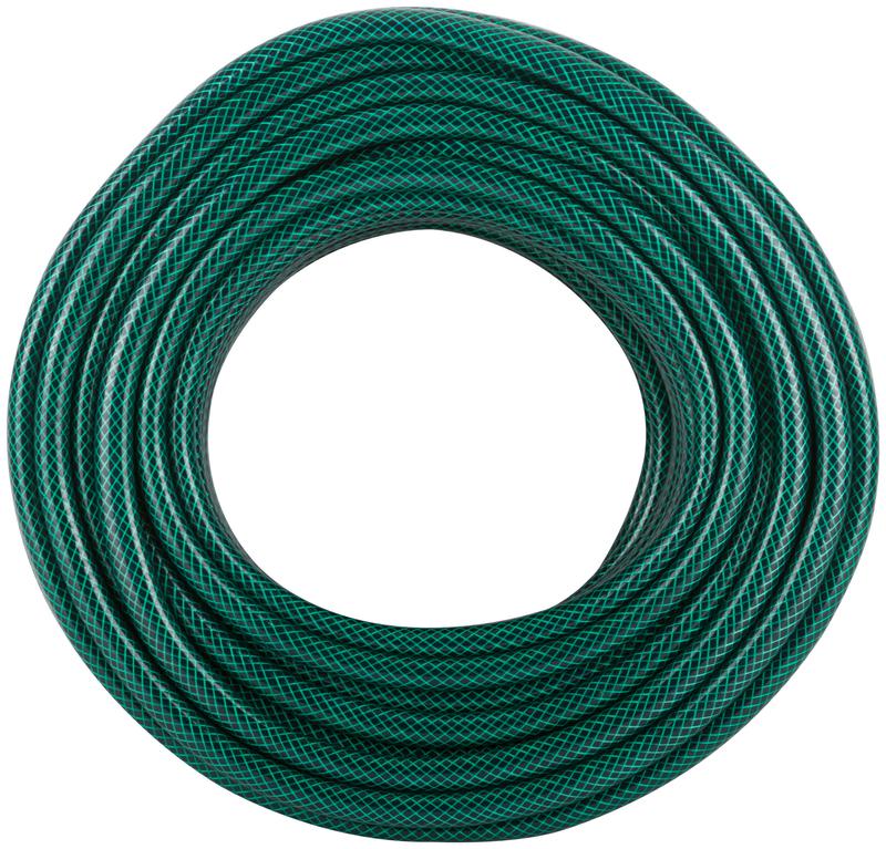 Шланг поливочный трехслойный армированный 1/2дюймх1.8ммх50м зел. КУРС 76306