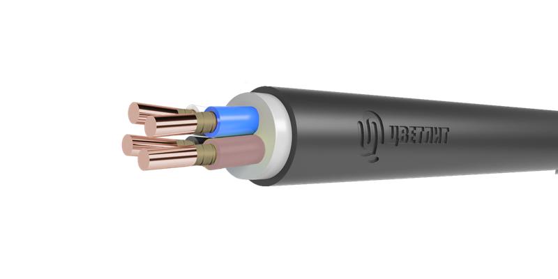 Кабель ВВГнг(А)-FRLS 4х4 ОК (N) 0.66кВ (м) Цветлит 00-00140702