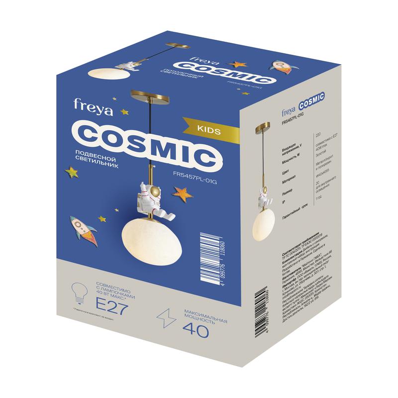 Светильник подвесной Cosmic 1х15Вт E27 IP20 Freya FR5457PL-01G