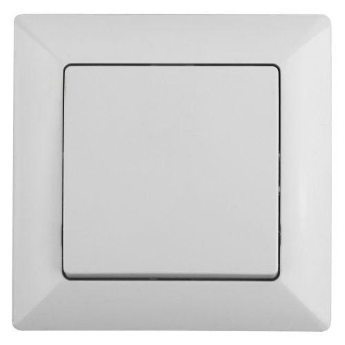 Кнопка включения СП Solo 4-109-01 10А 250В IP20 бел. Intro Б0053625