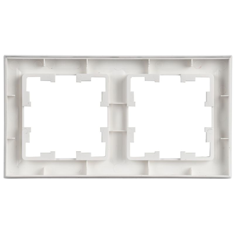 Рамка 2-м BRITE РУ-2-БрАБ арктич. бел. IEK BR-M22-K91