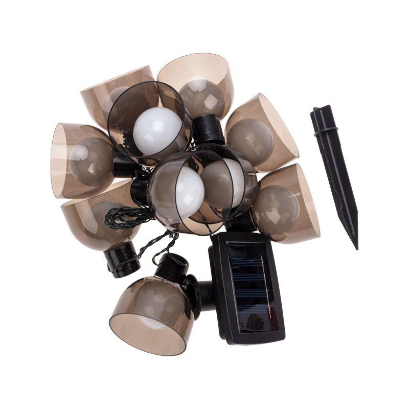 Гирлянда садовая Эбби 335см 3000К встроен. аккумулятор солнечная панель коллекция Лондон Rexant 602-2419