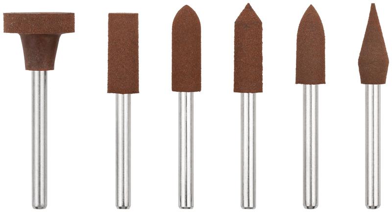 Насадка резиновая полировальная средней зернистости набор 6шт FIT 36922