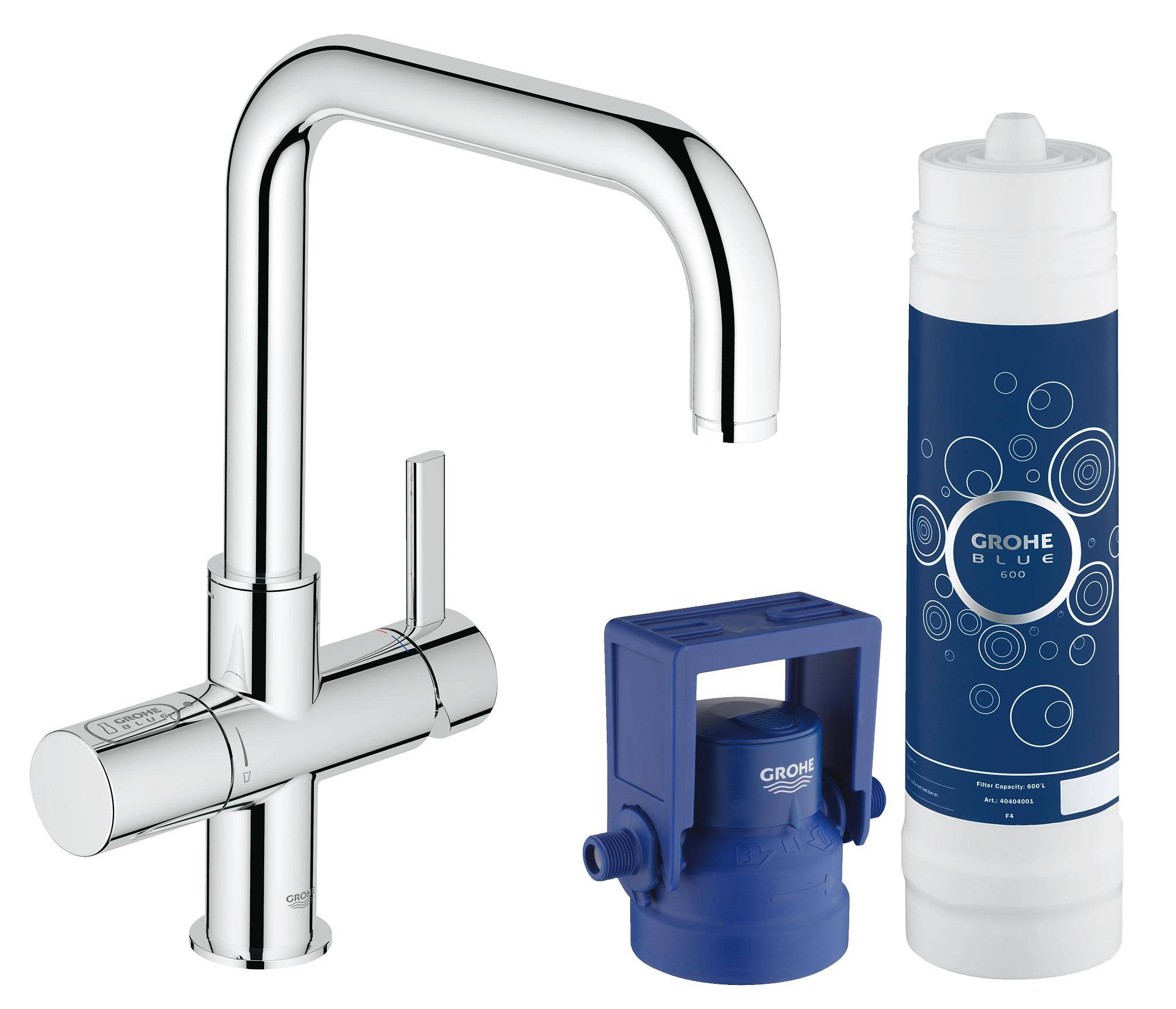 Однорычажный смеситель для кухни GROHE Blue Pure 31299001