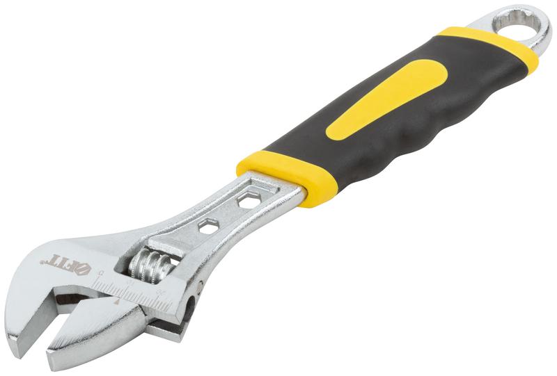 Ключ разводной "Старт" ПВХ накладка на ручку 200мм 24мм FIT 70147