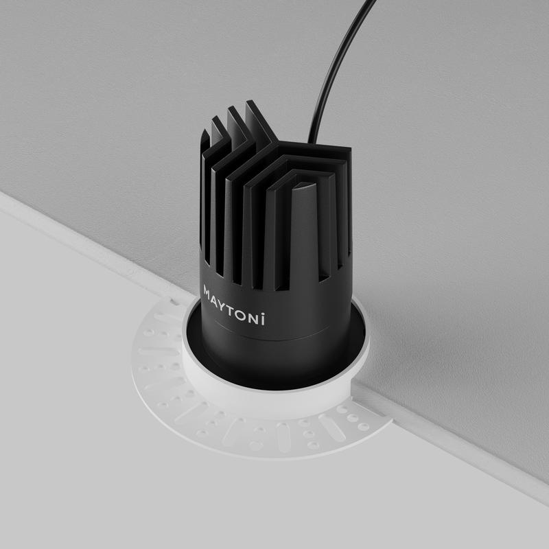 Светильник Dip 15Вт 4000К 50град. встраив. Maytoni DL121-15W-4K-TRS-B