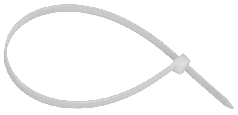 Хомут 7.6х400мм P6.6 стандартный бел. (уп.100шт) IEK UHH30-D076-400-100-K01