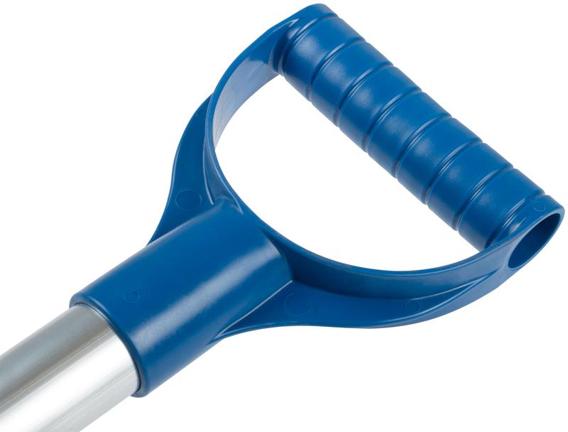 Лопата для уборки снега большая Профи 550х420х1350мм алюм. черенок; поликарбонат. FIT 68119