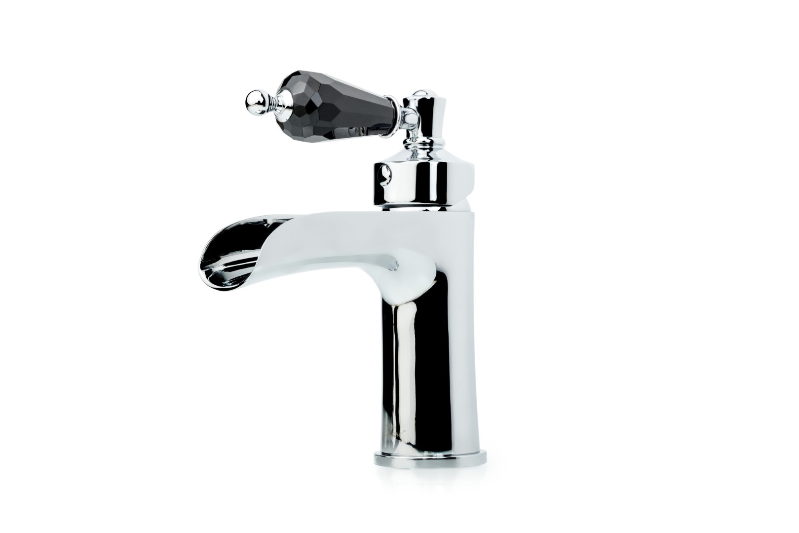 Смеситель для раковины Vogue хром с черным SW