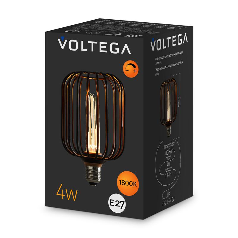 Лампа светодиодная Loft Led A105BMCT100 4Вт 1800К E27 DIM Voltega 8549