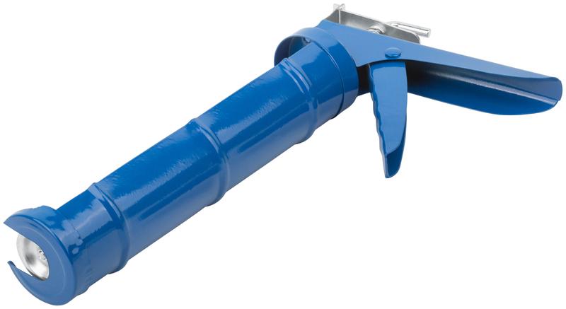 Пистолет для герметика 225мм полукорпусной гладкий шток FIT 14209