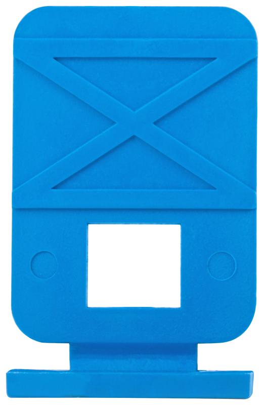 Система выравнивания плитки ширина шва 1.5мм зажимы син. (уп.50шт) MOS 16783М