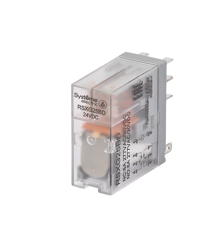 Реле 8А 2CO 24В DC SE RSXG25BD