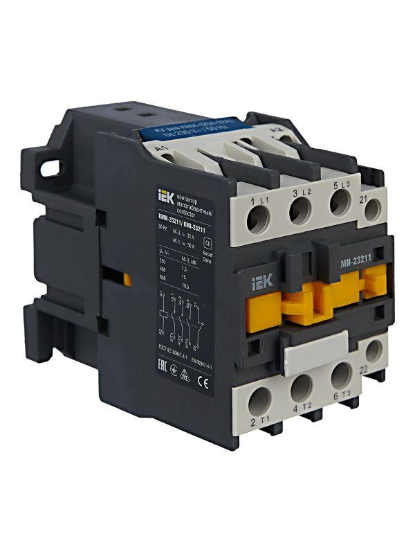 Контактор КМИ-23211 32А 230В/АС3 1НЗ KARAT IEK KKM21-032-230-01