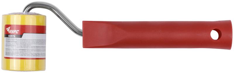 Валик прижимной для обоев 50мм резиновый желт. КУРС 02976