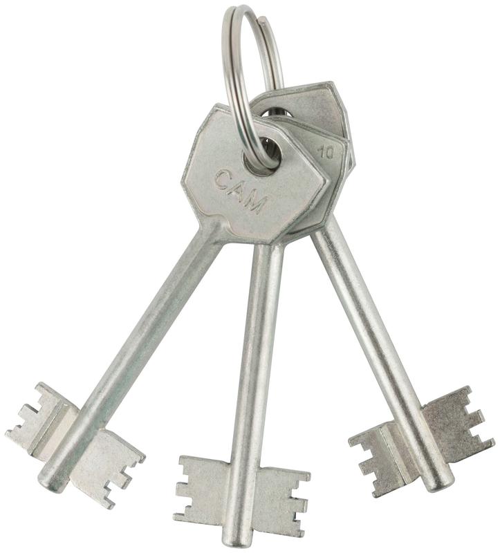 Замок врезной ЗВ8-4С три круглых ригеля 66970