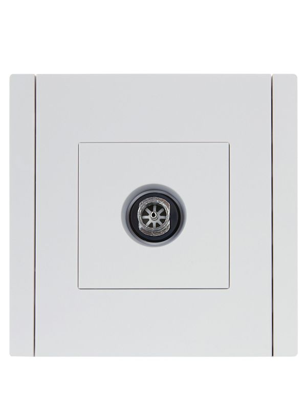 Розетка TV оконечная FORTE&PIANO FP228 бел. IEK FP-A10-O-K01