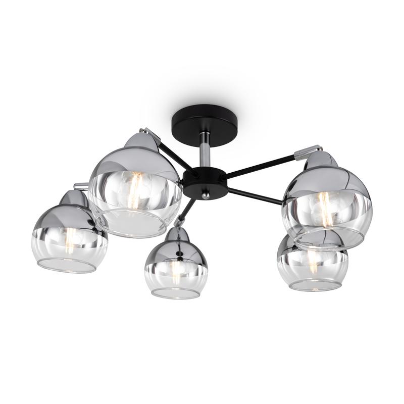 Светильник Jasper 60Вт E27х5 IP20 подвесной Freya FR5225PL-05B