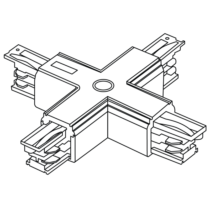 Соединитель TF X-образ. бел. СТ 4909001350