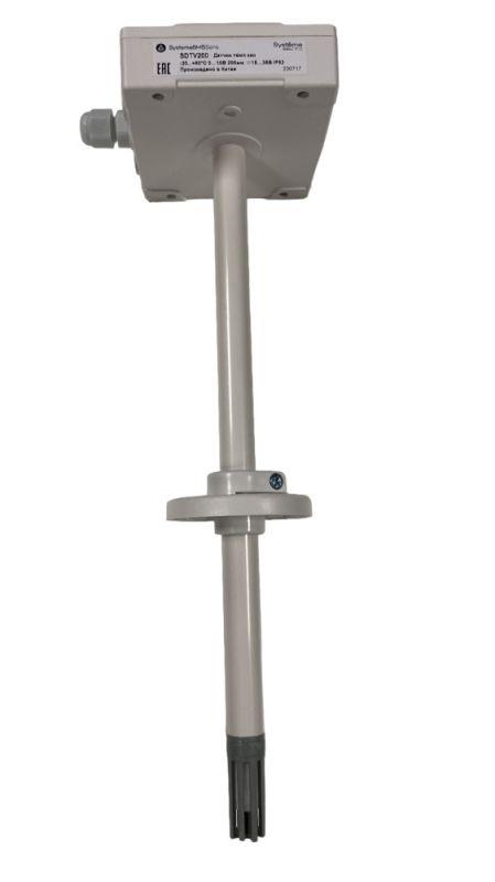 Датчик влажности и температуры канальный 4-20мА -20-80град.CPT1000 200мм 24В SE SDHCTP200