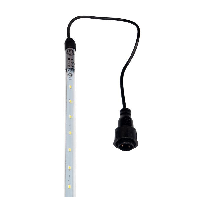 Гирлянда светодиодная "Тающие сосульки" 10штх100см шаг 100см 960LED тепл. бел. 24В IP65 соединяемая каучук черн. Neon-Night 256-422