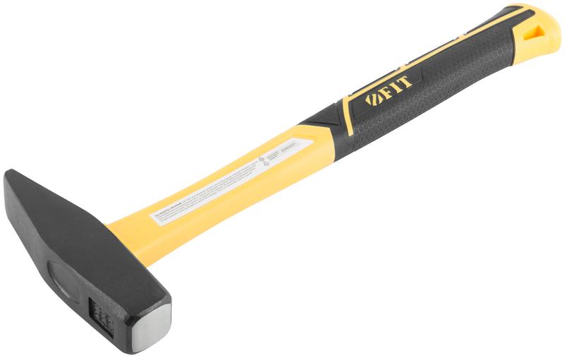 Молоток кованый Профи 800г фибергласовая усилен. ручка FIT 44337