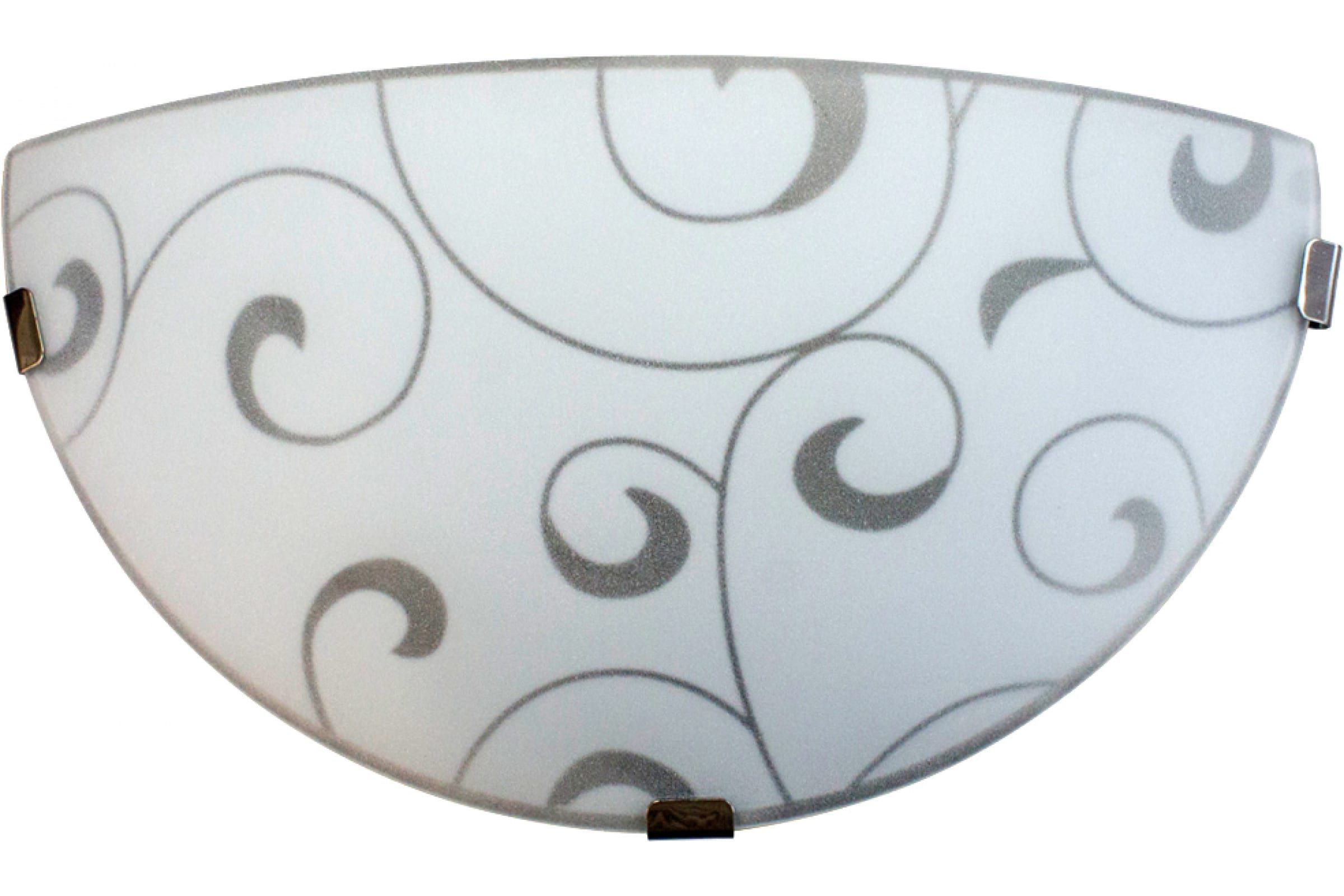 Светильник НББ-21-60 М19 Морокко 300/2 матовый белый /клипсы штамп металлик индивидуальная упаковка