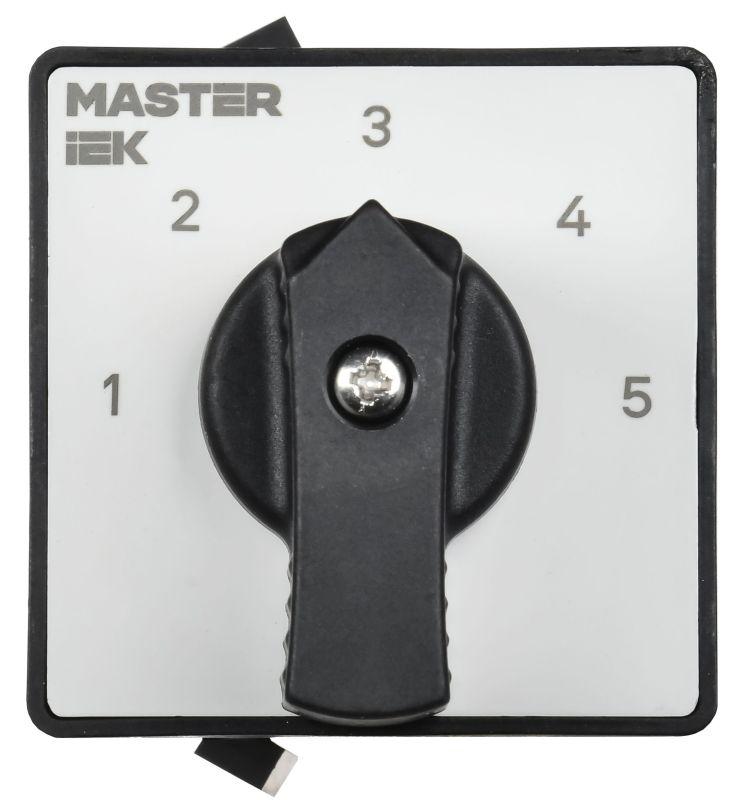 Переключатель кулачковый 10А (сх. 84) стандартная рукоятка IEK MI-CS10-010-084