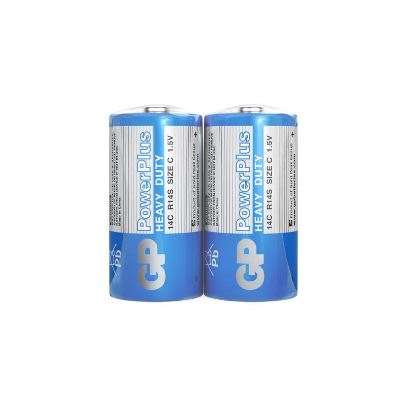 Элемент питания солевой C/R14 1.5В PowerPlus (уп.2шт) GP 11087