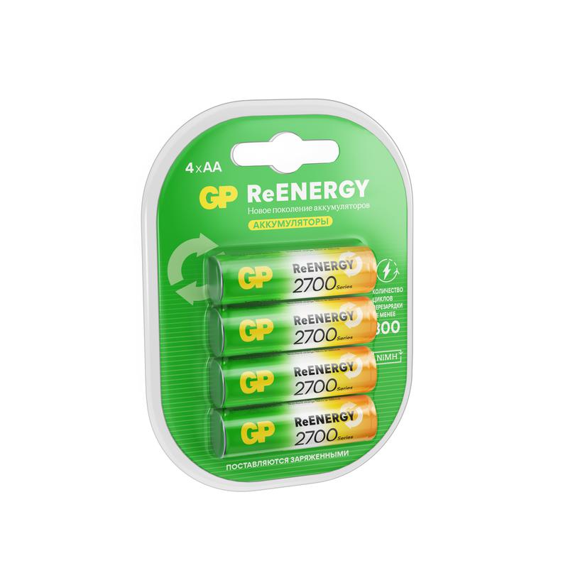 Аккумулятор AA/HR6 ReEnergy 1.2В 2650мА.ч (блист.4шт) GP 20276