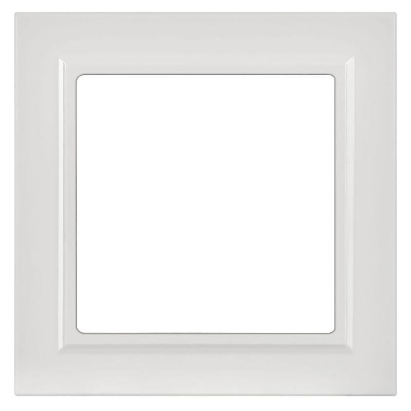 Рамка 1-м BRITE РУ-1-БрАБ арктич. бел. IEK BR-M12-K91