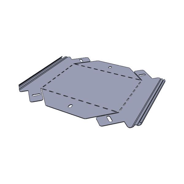 Угол для лотка вертикальный внешн. 90град. 50x200мм плоский EKF vo9050200-FL