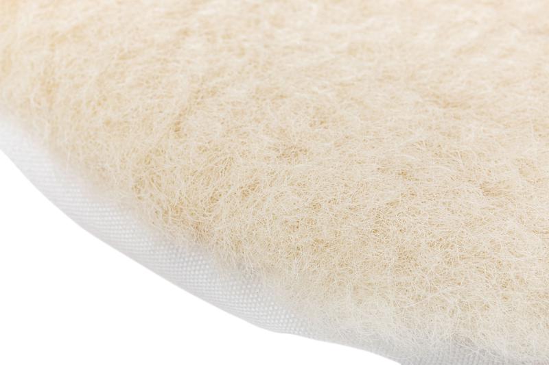 Чехол полировальный на завязках натуральная шерсть на тканевой основе 125мм FIT 39861