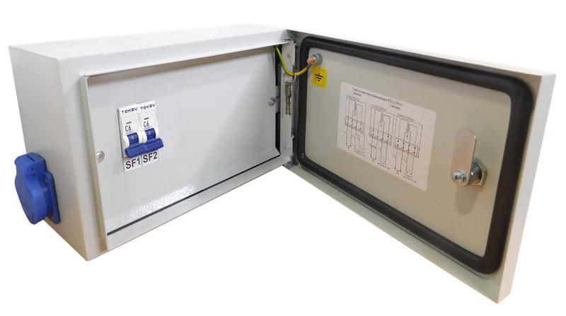 Ящик с понижающим трансформатором ЯТП 0.25 230/36 (2 авт. выкл.) IP54 TOKOV ELECTRIC TKE-TT12-36-250-54