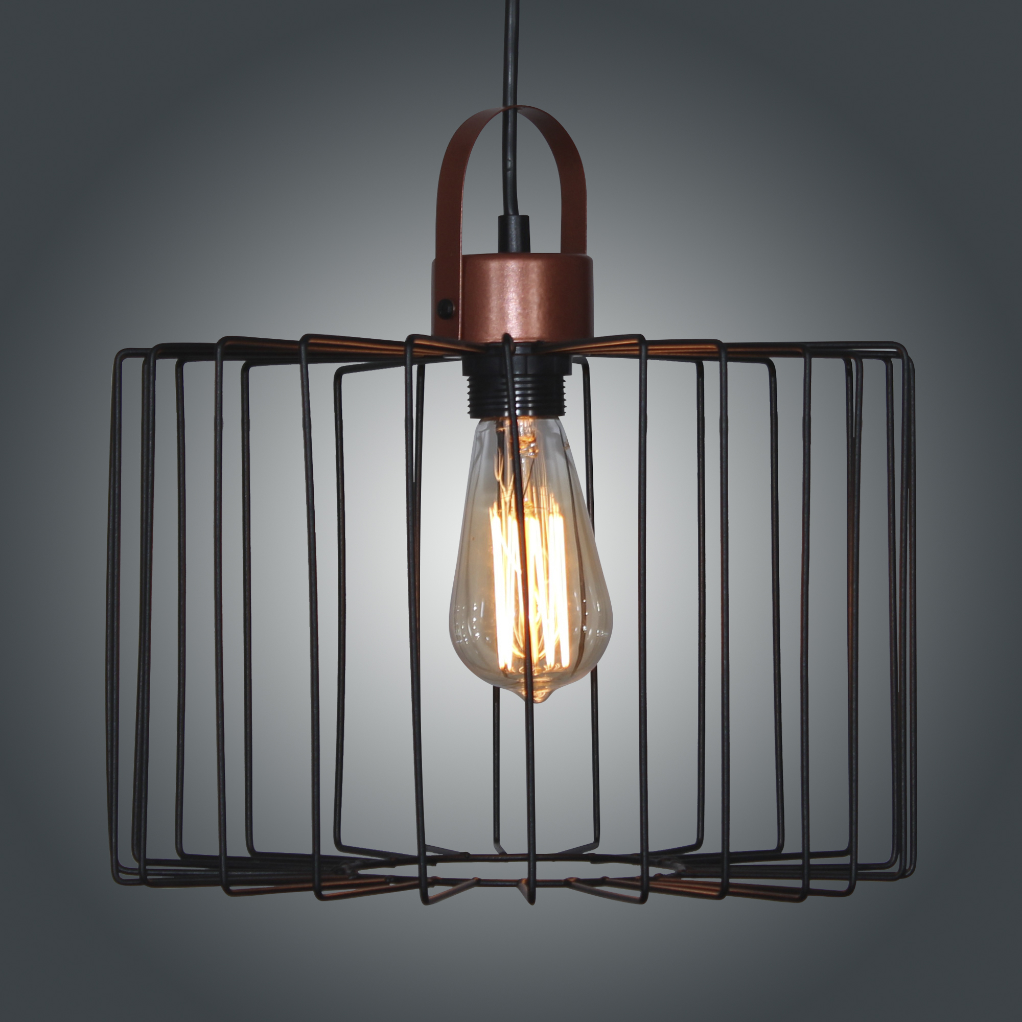 Светильник Манго 212 черн.муар медь НСБ 01-60-172 Е27 ИМ