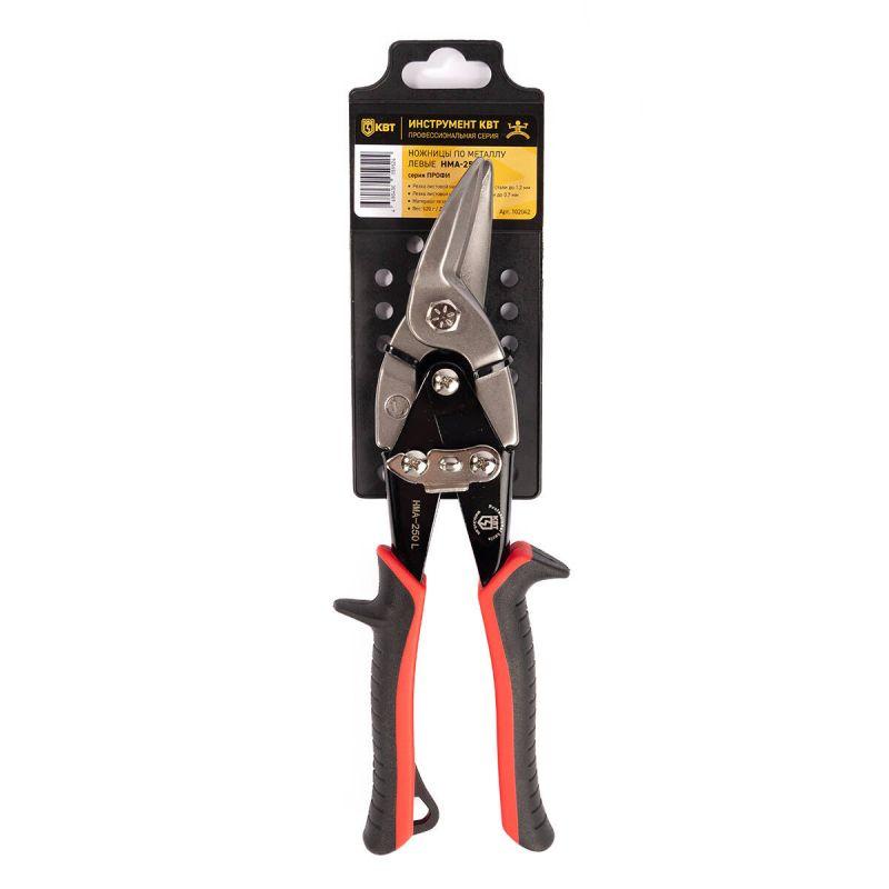 Ножницы по металлу левые НМА-250 L ПРОФИ КВТ 102042