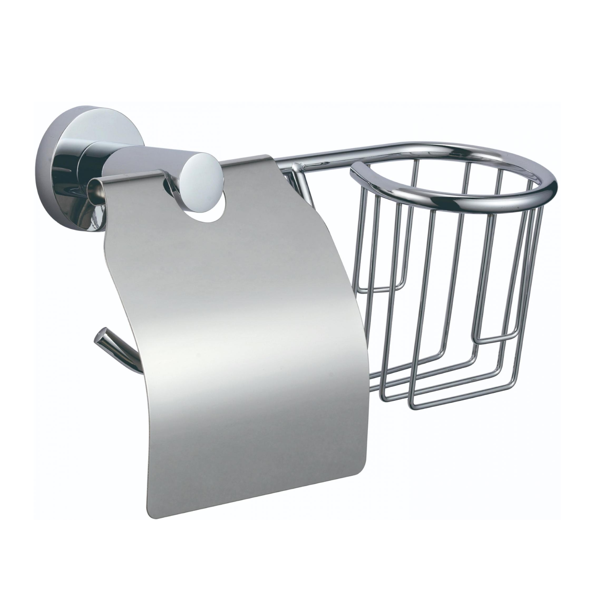 Держатель для туалетной бумаги и освежителя Savol S-L08751, хром