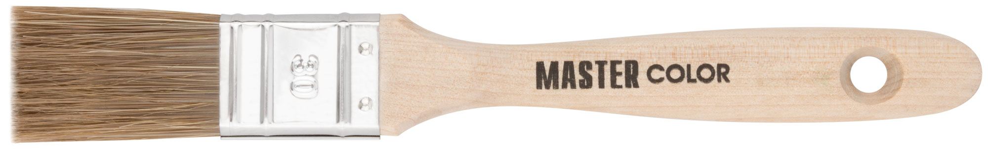 Кисть флейцевая, толщ. 14,4 мм, 70% ПЭT/30% натур.щетина, нерж. обжим, ширина 30 мм