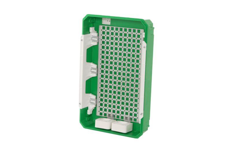 Корпус встраиваемый City9 Box IT 3 ряда 36мод. 2 розетки с бел. дверцей SE EZ9E312P2FIT