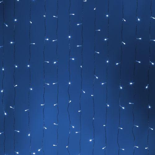 Гирлянда светодиодная "Занавес" 3х3м 300LED холод. бел. 220В Holiday INZL-02Z Intro Б0060440