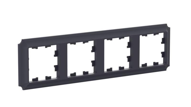 Рамка 4-м AtlasDesign Antique универс. карбон SE ATN101004